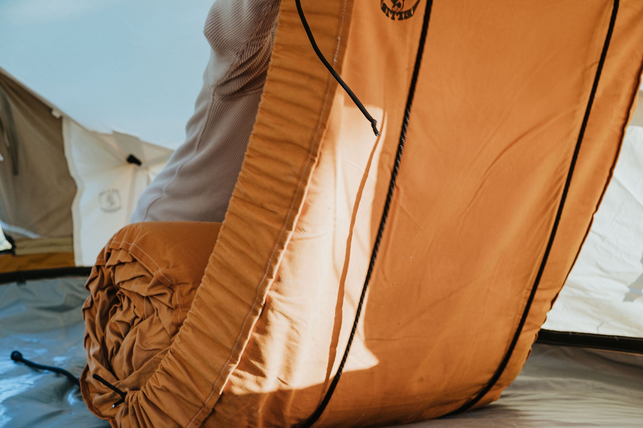 Canvas covered best sale sleeping bags