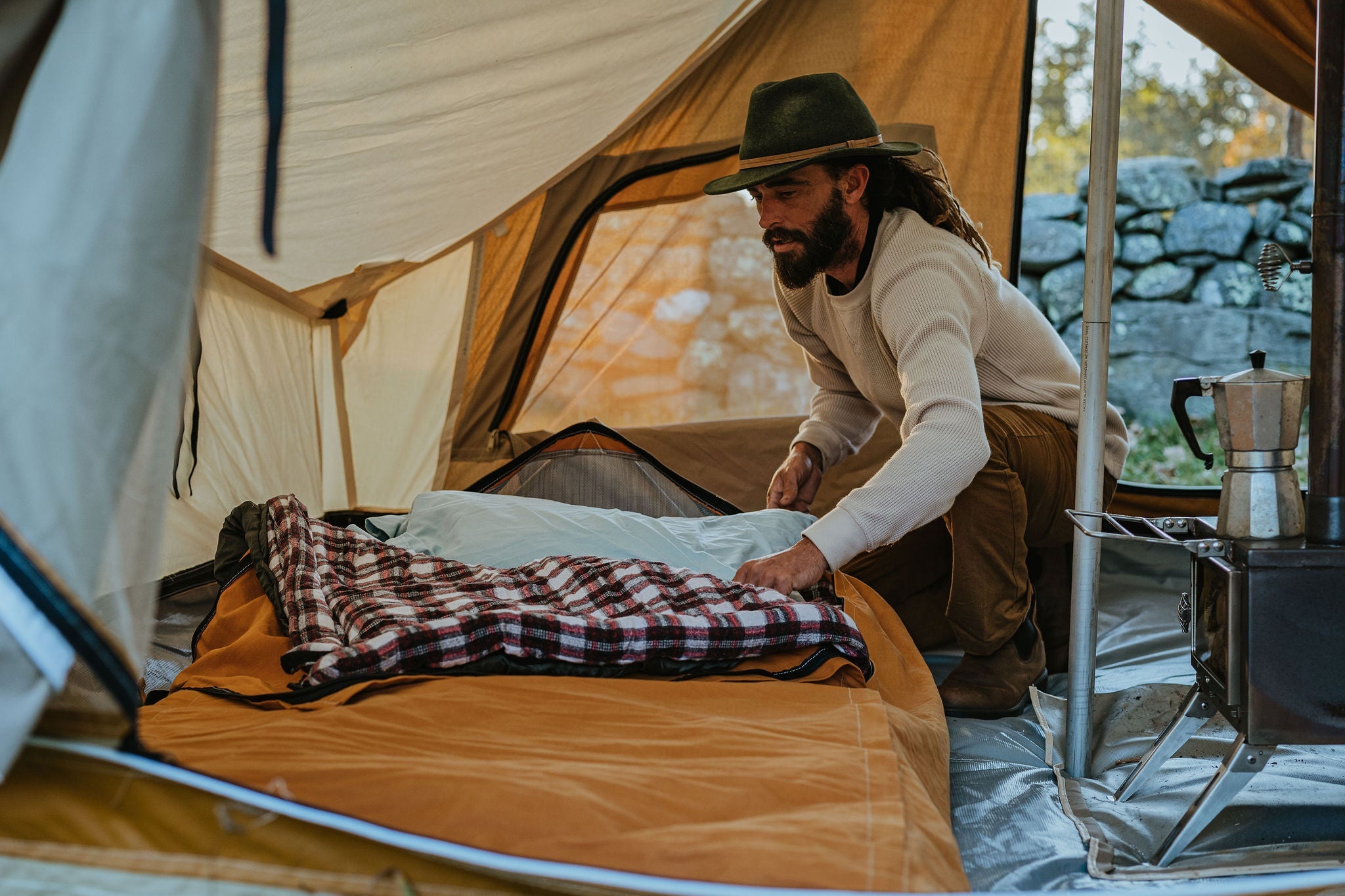 Cowboy bedroll sleeping outlet bag